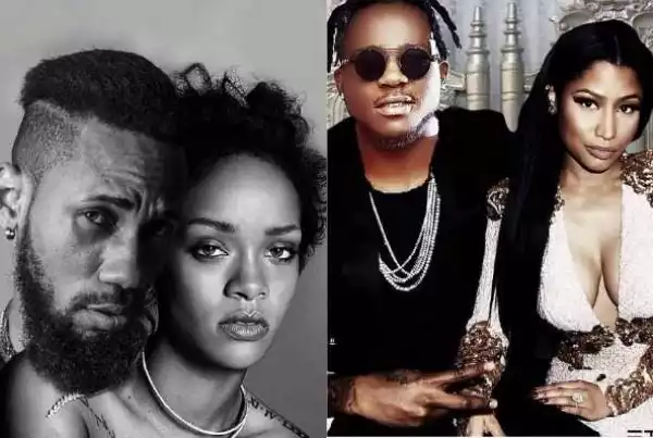 " Haters Will Say Its Photoshop" : Rapper Phyno Poses With Rihanna (Photos)